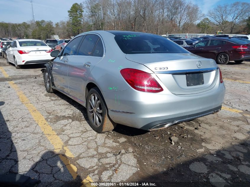 2015 MERCEDES-BENZ C 300 300 4MATIC - 55SWF4KB4FU042209