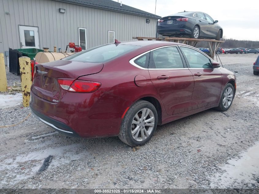 2015 CHRYSLER 200 LIMITED - 1C3CCCAB8FN663273