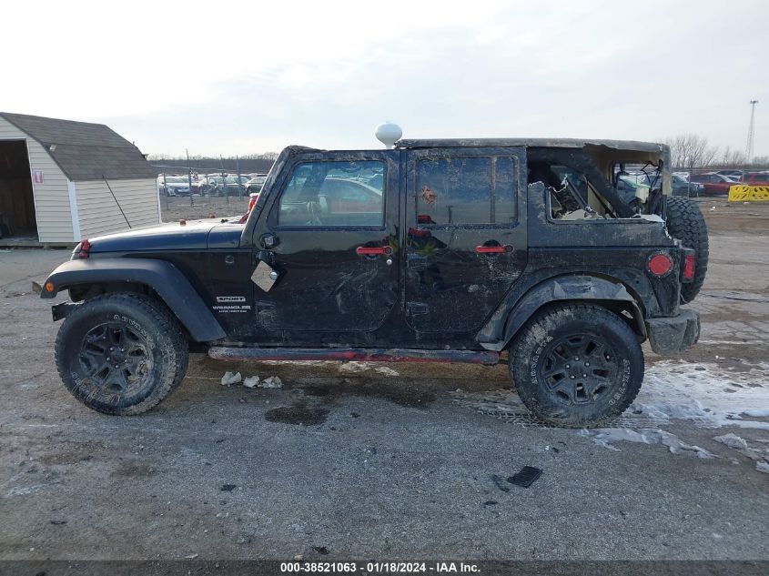 2015 JEEP WRANGLER UNLIMITED SPORT - 1C4HJWDG0FL695517