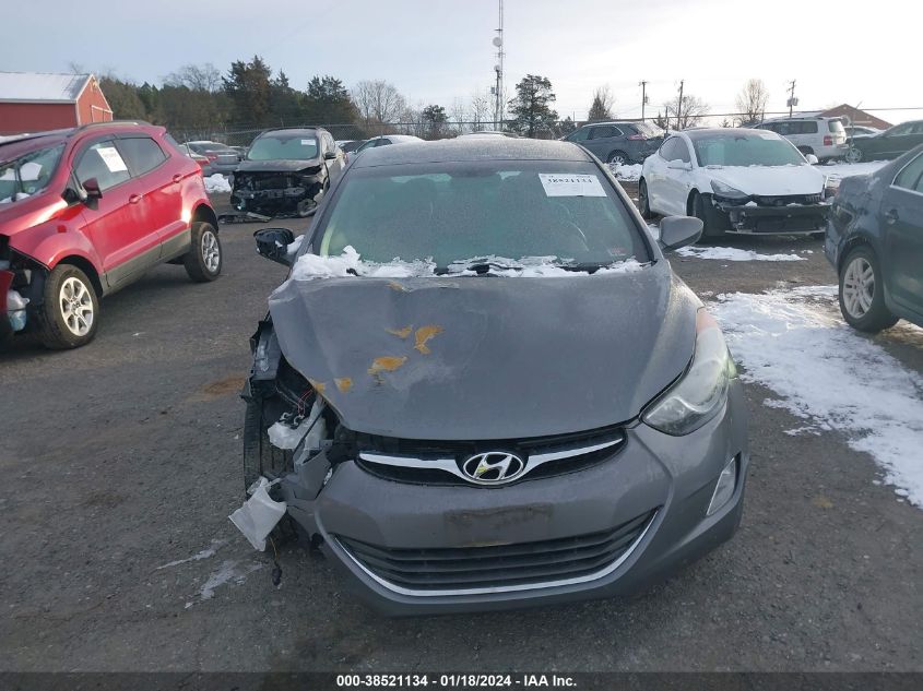 2013 HYUNDAI ELANTRA GLS - 5NPDH4AE6DH422911