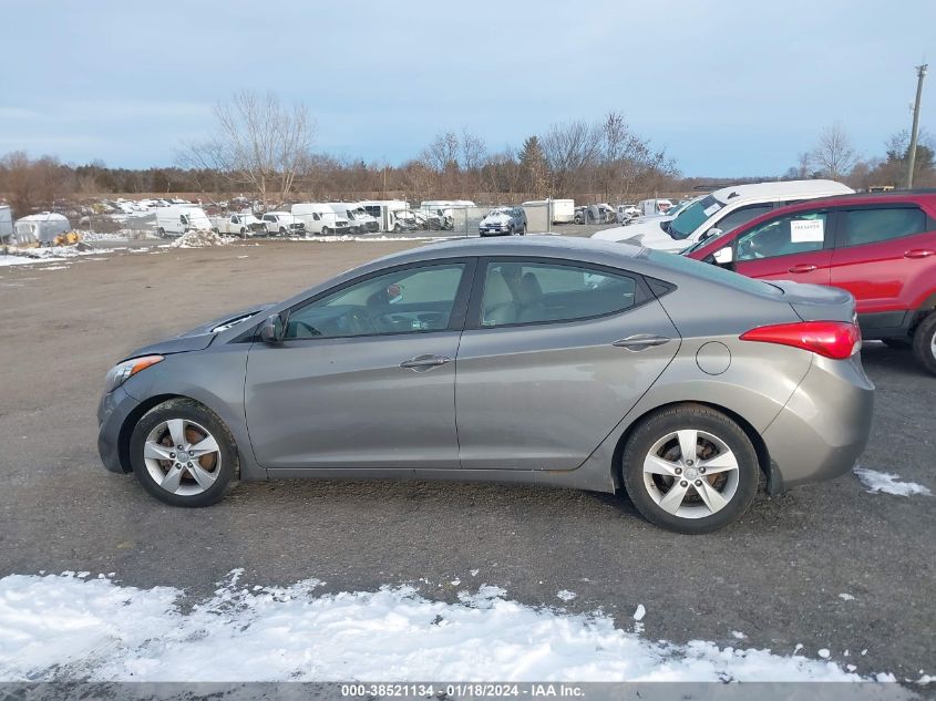 2013 HYUNDAI ELANTRA GLS - 5NPDH4AE6DH422911