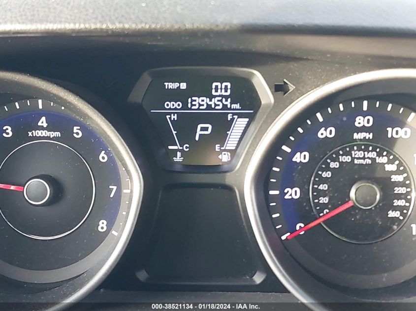 2013 HYUNDAI ELANTRA GLS - 5NPDH4AE6DH422911