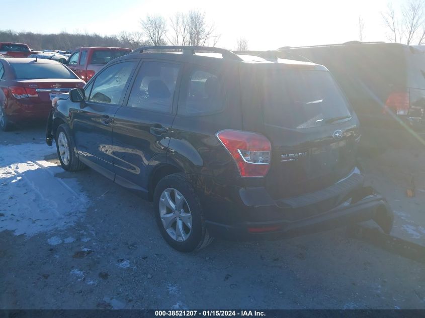 2016 SUBARU FORESTER 2.5I - JF2SJABC5GH481315