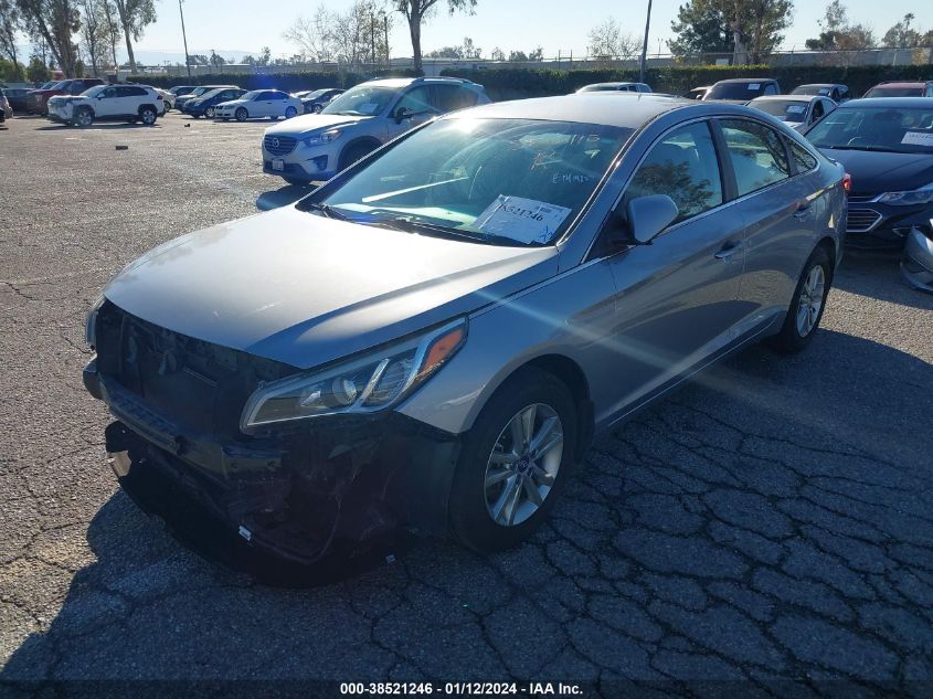 2015 HYUNDAI SONATA SE - 5NPE24AF6FH147588