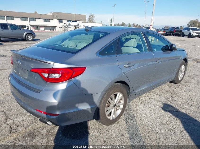 2015 HYUNDAI SONATA SE - 5NPE24AF6FH147588