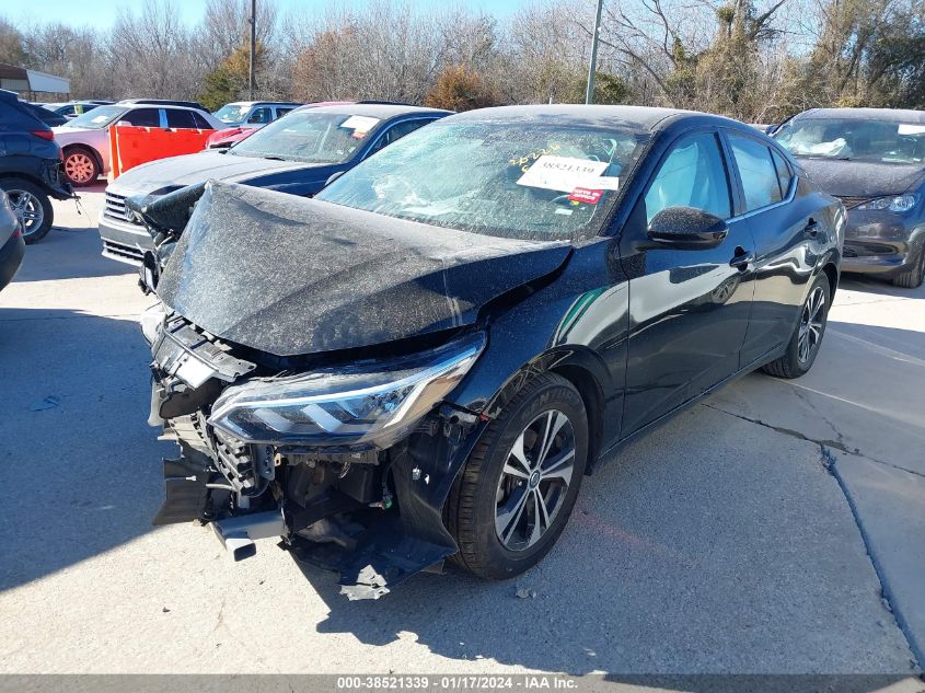 2022 NISSAN SENTRA SV - 3N1AB8CV2NY262218