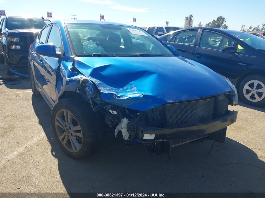 VIN 5NPD84LF4HH158549 2017 HYUNDAI ELANTRA SE/VALUE/LIMITED