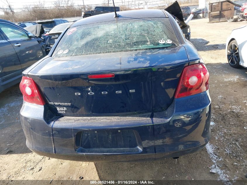 2013 DODGE AVENGER SE - 1C3CDZAB8DN576700