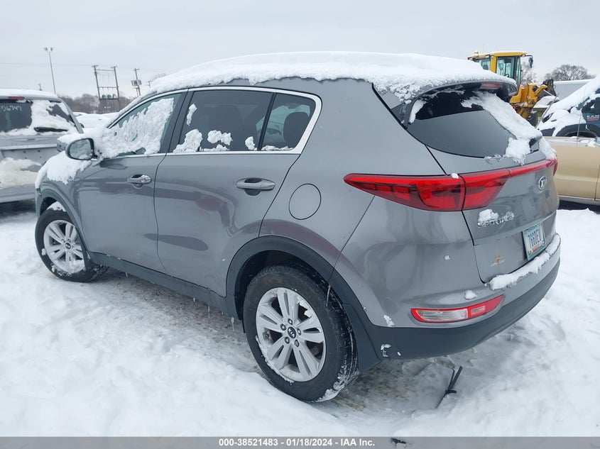 VIN KNDPMCACXH7121814 2017 KIA SPORTAGE LX