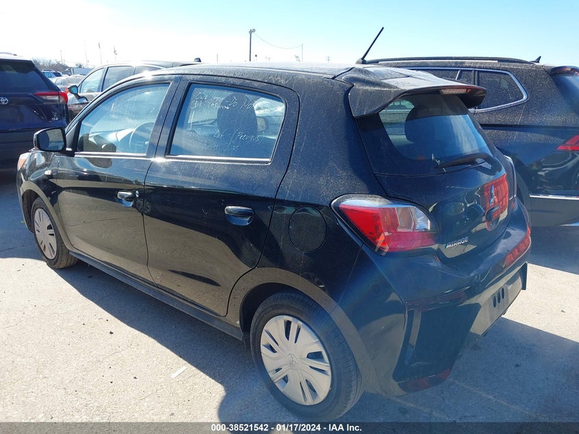 VIN ML32AUHJ4MH006534 2021 MITSUBISHI MIRAGE ES/LE/CARBONITE EDITION