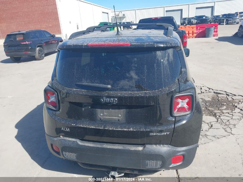 2017 JEEP RENEGADE SPORT FWD - ZACCJAAB9HPF78491
