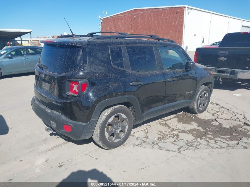 2017 JEEP RENEGADE SPORT FWD - ZACCJAAB9HPF78491