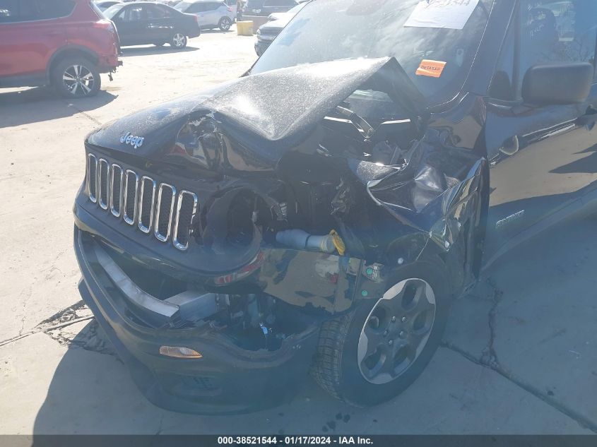 2017 JEEP RENEGADE SPORT FWD - ZACCJAAB9HPF78491