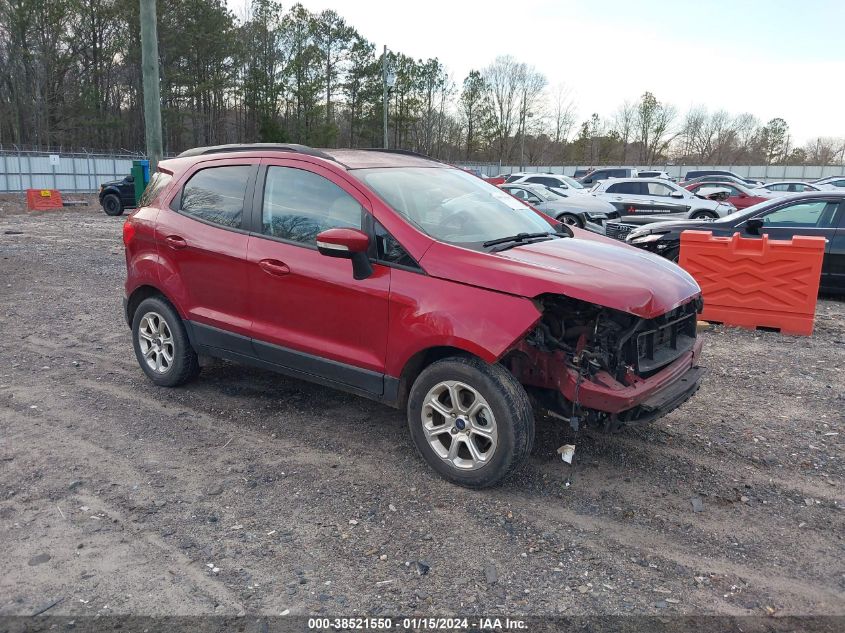 2018 FORD ECOSPORT SE - MAJ3P1TE4JC203615