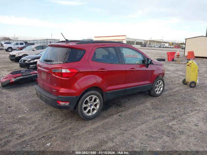 2018 FORD ECOSPORT SE - MAJ3P1TE4JC203615