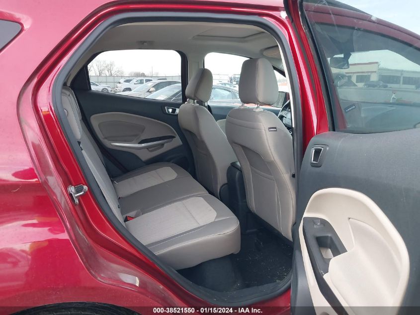 2018 FORD ECOSPORT SE - MAJ3P1TE4JC203615