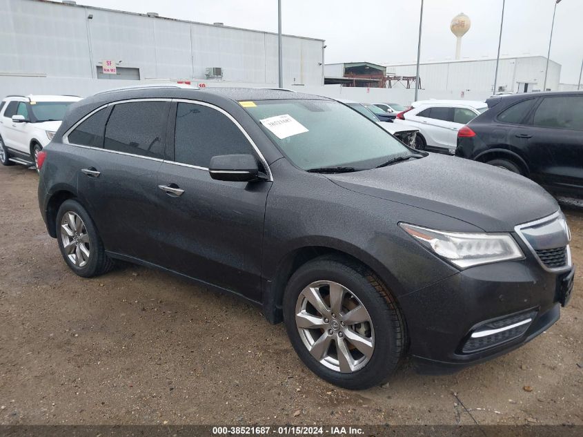 2015 ACURA MDX ADVANCE PKG W/ENTERTAINMENT PKG - 5FRYD4H89FB024900