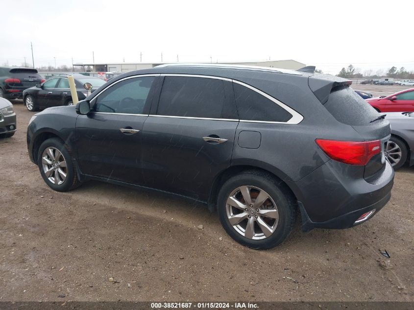 2015 ACURA MDX ADVANCE PKG W/ENTERTAINMENT PKG - 5FRYD4H89FB024900