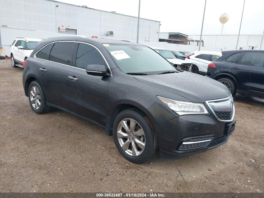 2015 ACURA MDX ADVANCE PKG W/ENTERTAINMENT PKG - 5FRYD4H89FB024900