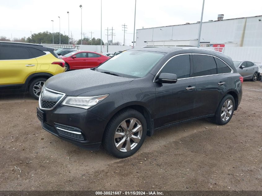 2015 ACURA MDX ADVANCE PKG W/ENTERTAINMENT PKG - 5FRYD4H89FB024900