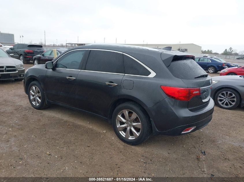 2015 ACURA MDX ADVANCE PKG W/ENTERTAINMENT PKG - 5FRYD4H89FB024900