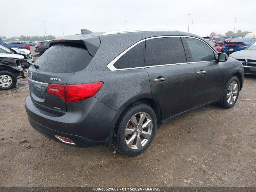 2015 ACURA MDX ADVANCE PKG W/ENTERTAINMENT PKG - 5FRYD4H89FB024900