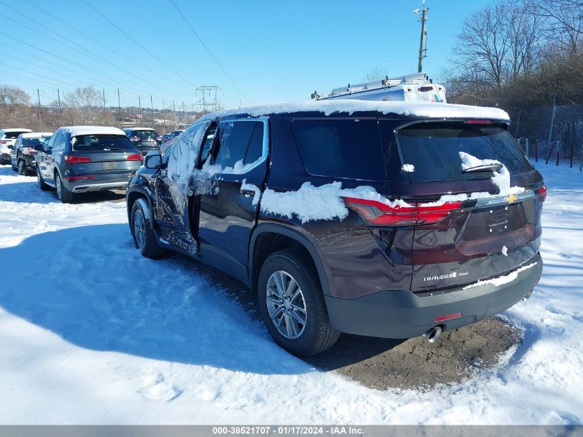 2023 CHEVROLET TRAVERSE AWD LT LEATHER - 1GNEVHKW7PJ191841