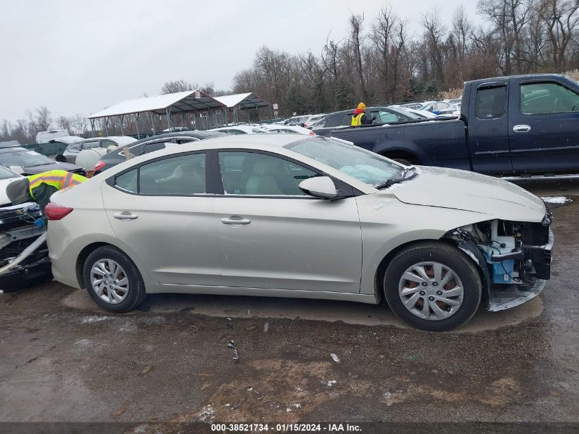 2017 HYUNDAI ELANTRA SE - 5NPD74LF9HH064167