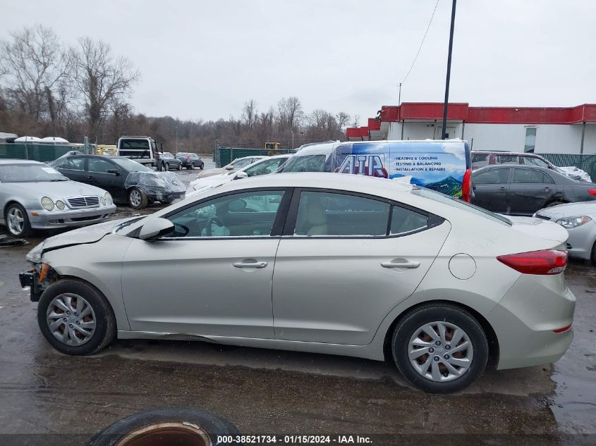 2017 HYUNDAI ELANTRA SE - 5NPD74LF9HH064167