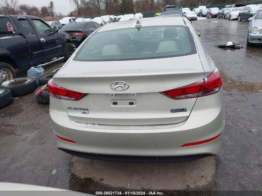 2017 HYUNDAI ELANTRA SE - 5NPD74LF9HH064167