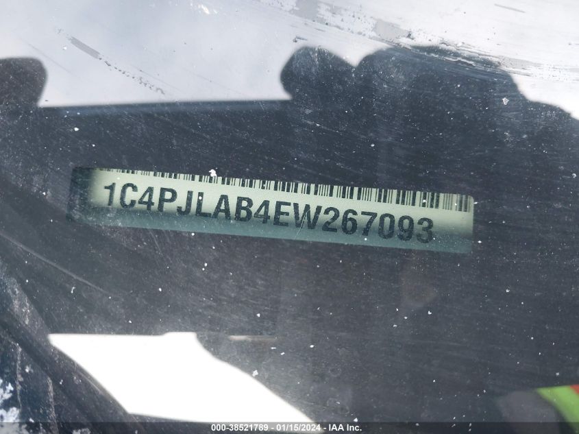 2014 JEEP CHEROKEE SPORT - 1C4PJLAB4EW267093