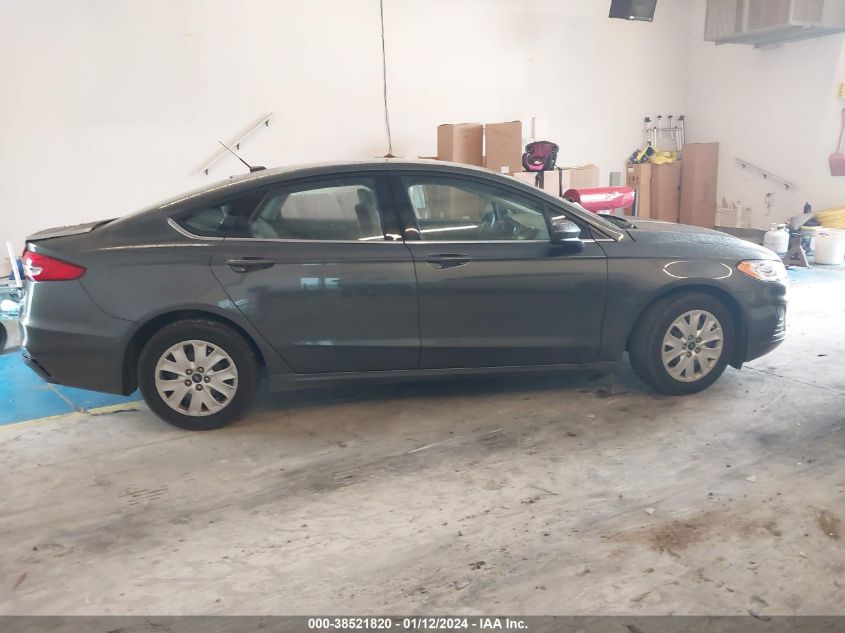 2019 FORD FUSION S - 3FA6P0G72KR247098