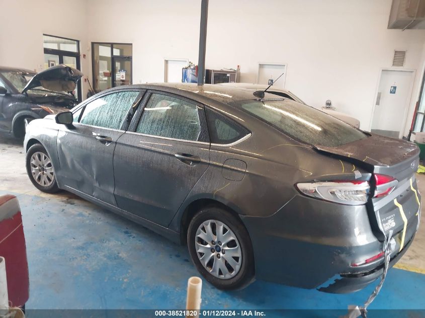 2019 FORD FUSION S - 3FA6P0G72KR247098