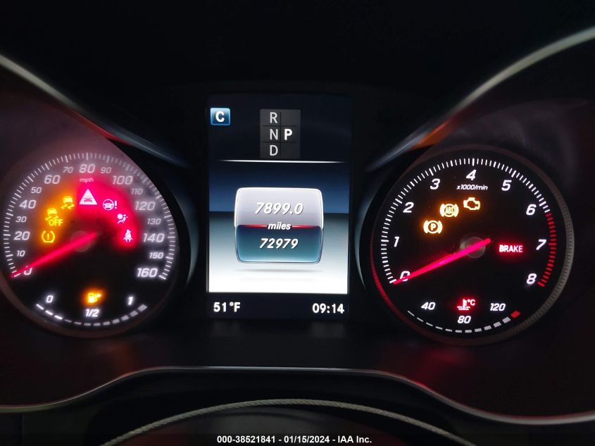 2017 MERCEDES-BENZ GLC 300 COUPE 300 4MATIC WDC0J4KB3HF252573