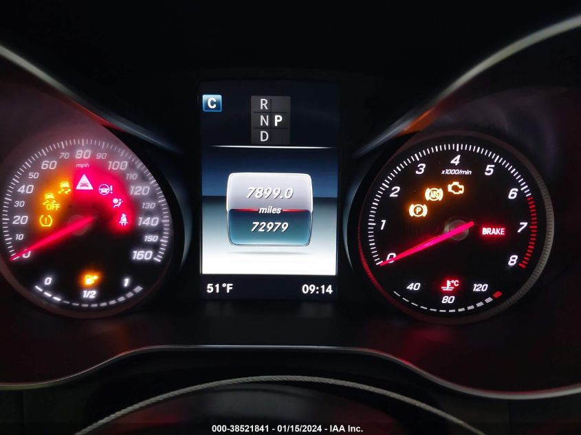 2017 MERCEDES-BENZ GLC 300 COUPE 300 4MATIC WDC0J4KB3HF252573