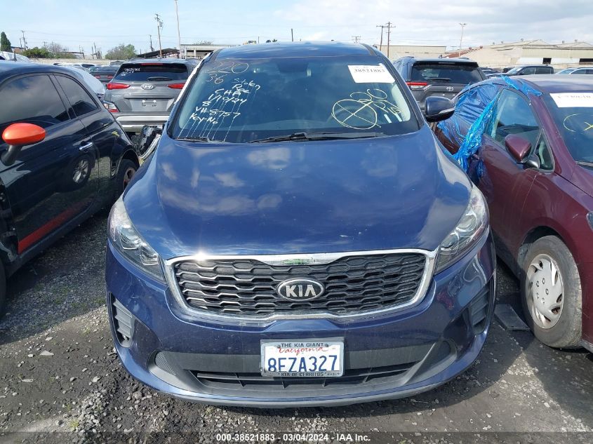 2019 KIA SORENTO L/LX - 5XYPG4A36KG468757