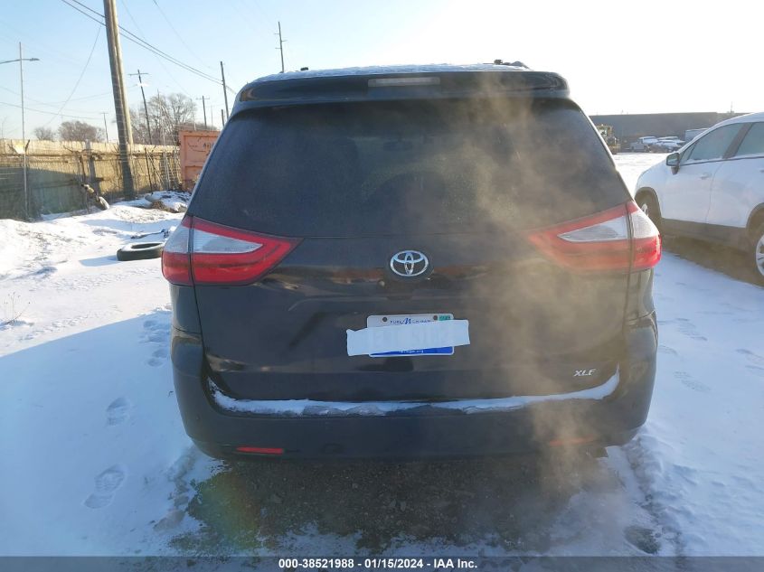 2015 TOYOTA SIENNA XLE 8 PASSENGER - 5TDYK3DC4FS546020