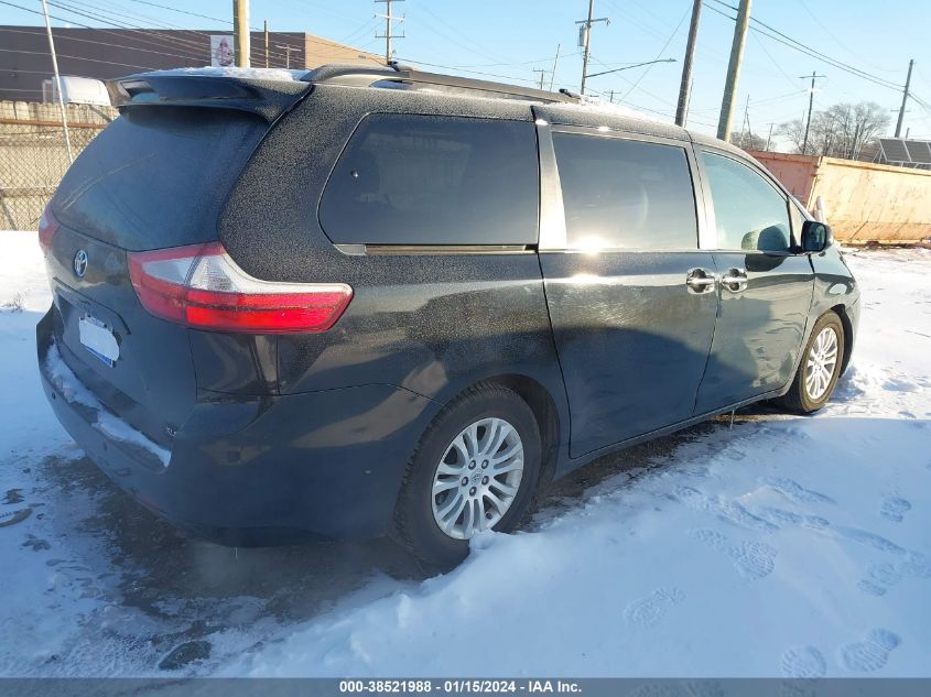 2015 TOYOTA SIENNA XLE 8 PASSENGER - 5TDYK3DC4FS546020