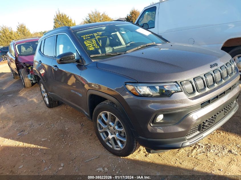 2022 JEEP COMPASS LATITUDE LUX 4X4 - 3C4NJDFB0NT175488