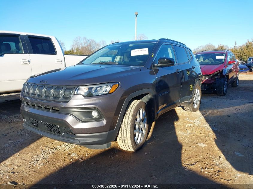 2022 JEEP COMPASS LATITUDE LUX 4X4 - 3C4NJDFB0NT175488