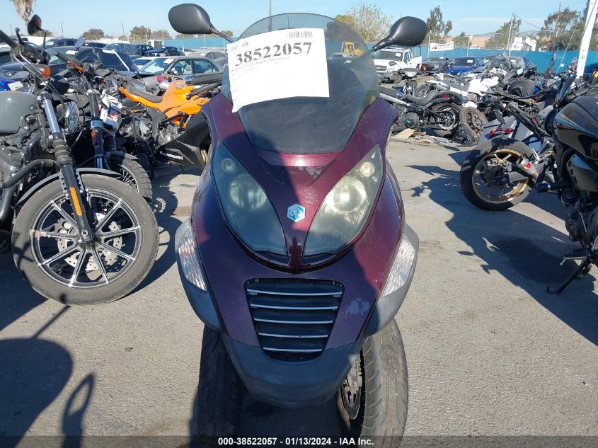 2007 PIAGGIO MP3 ZAPM479M775001131