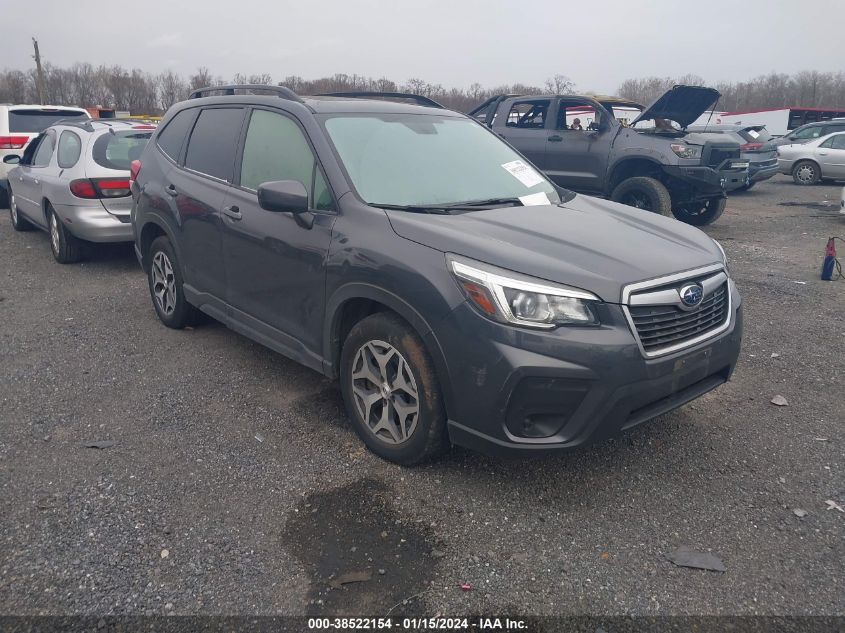 Lot #2539238019 2020 SUBARU FORESTER PREMIUM salvage car