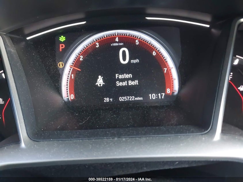 VIN 19XFC2F87KE028012 2019 HONDA CIVIC SPORT
