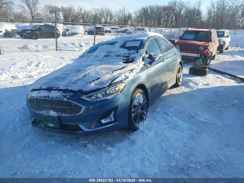 2019 FORD FUSION TITANIUM - 3FA6P0D94KR144092