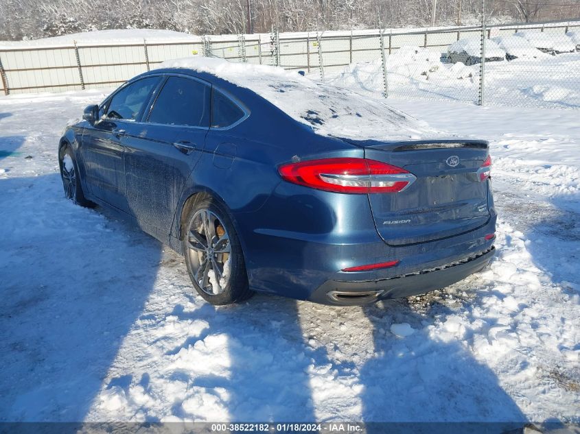 2019 FORD FUSION TITANIUM - 3FA6P0D94KR144092