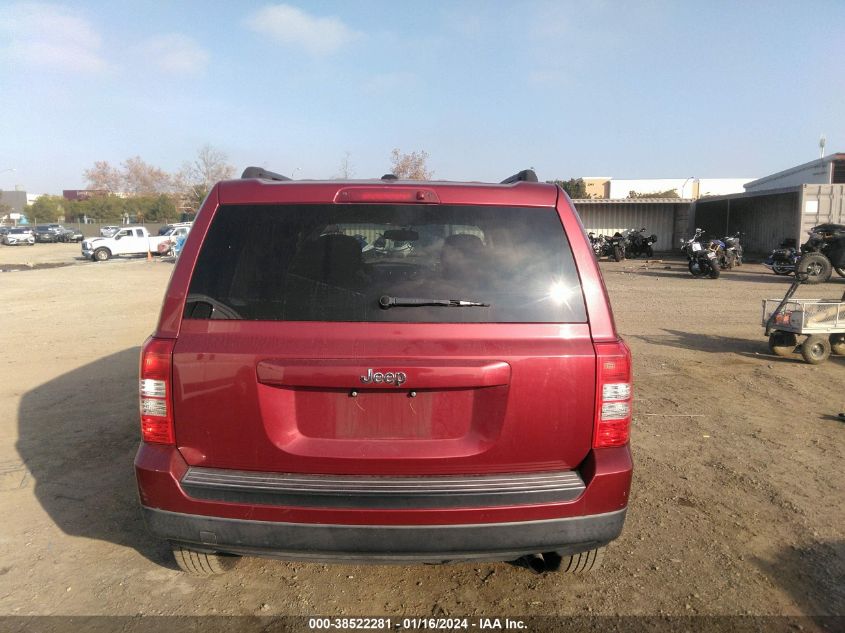 2016 JEEP PATRIOT SPORT - 1C4NJPBA5GD811555