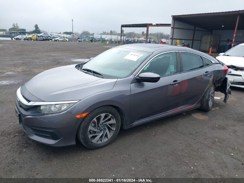 2017 HONDA CIVIC EX - 19XFC2F75HE227835