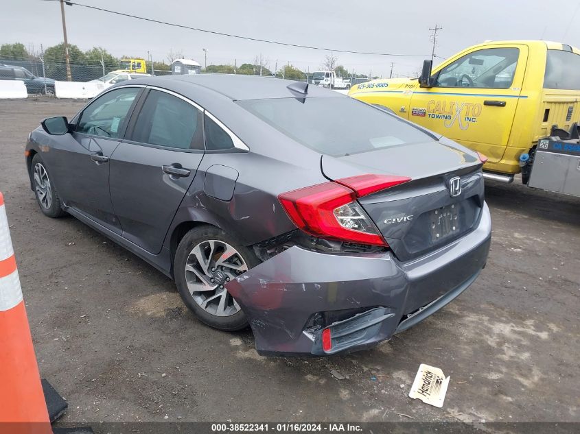 2017 HONDA CIVIC EX - 19XFC2F75HE227835
