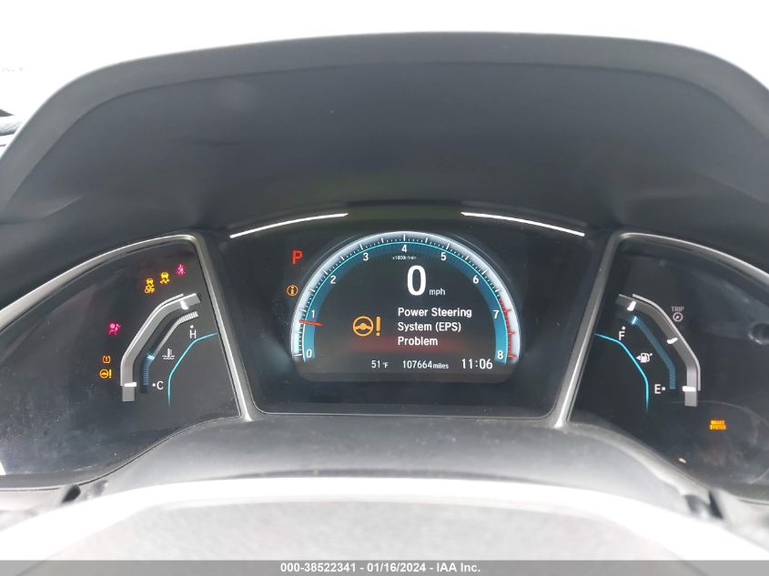 2017 HONDA CIVIC EX - 19XFC2F75HE227835