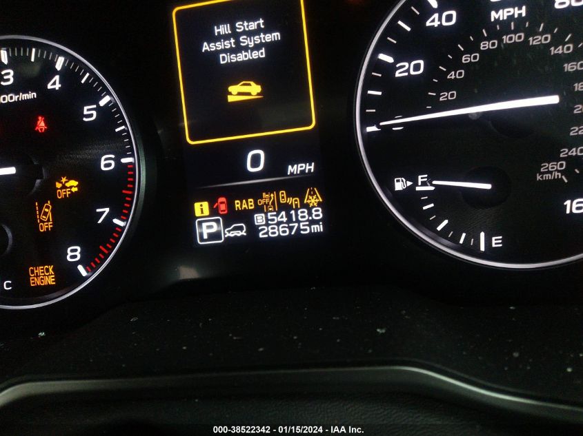 2023 SUBARU OUTBACK ONYX EDITION - 4S4BTAJC9P3120429